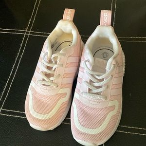 Adidas Multix Girls Shoes Toddler Athletic Sneakers Pink Low Top, Size 7c